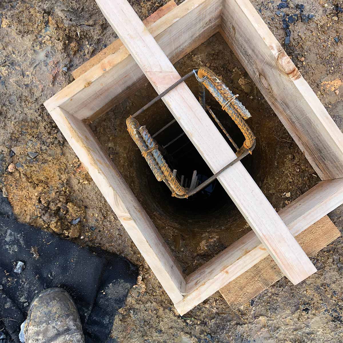 Foundation Pile Hole Drilling & Preparation Cathcart Drainage Foundation Pile Hole Drilling & Preparation Cathcart Drainage